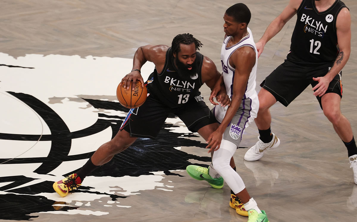 James Harden tuvo otra gran jornada. (Foto: AFP)