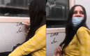 El mensaje de amor quedó en uno de los vagones.