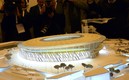 La anterior directiva presentó este proyecto de estadio para la Roma. Foto: AFP