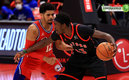 Los Raptors, afectados por un brote (AFP)