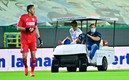 Aldrete fue retirado del juego ante León al minuto 4. Foto: Imago7