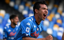 Hirving Lozano hizo 4 goles en su primera temporada con Napoli.  (FOTO: AFP)