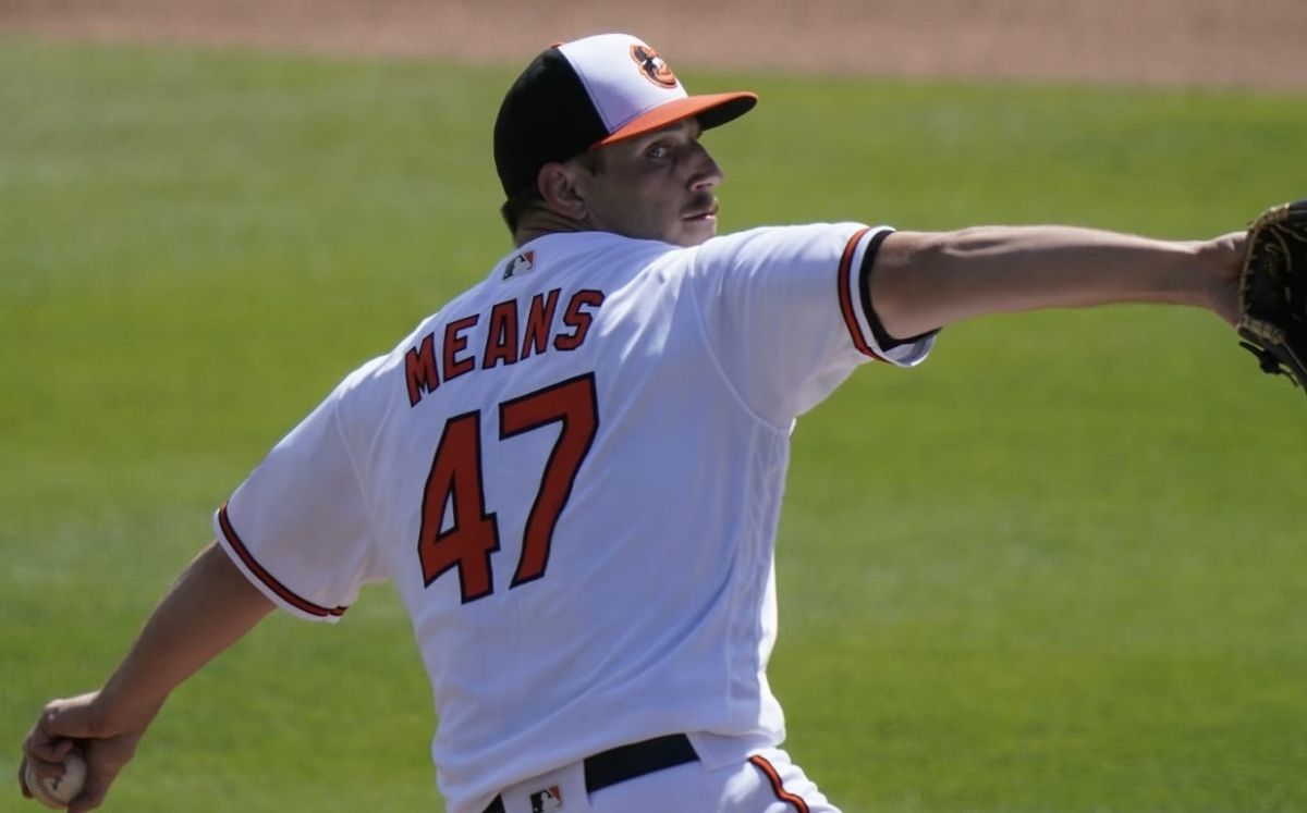 John Means terminó retirando 1.2 entradas contra los Yankees. (Foto: MLB.com)