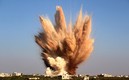 Lafuerza naval de inglaterra se encargó de la detonación. Foto de AFP con fines ilustrativos