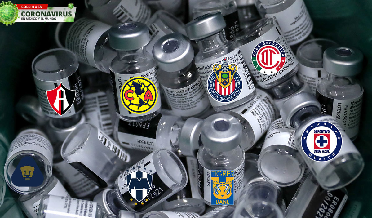 La Liga MX busca autorización federal para la compra de las vacunas COVID. (AFP)
