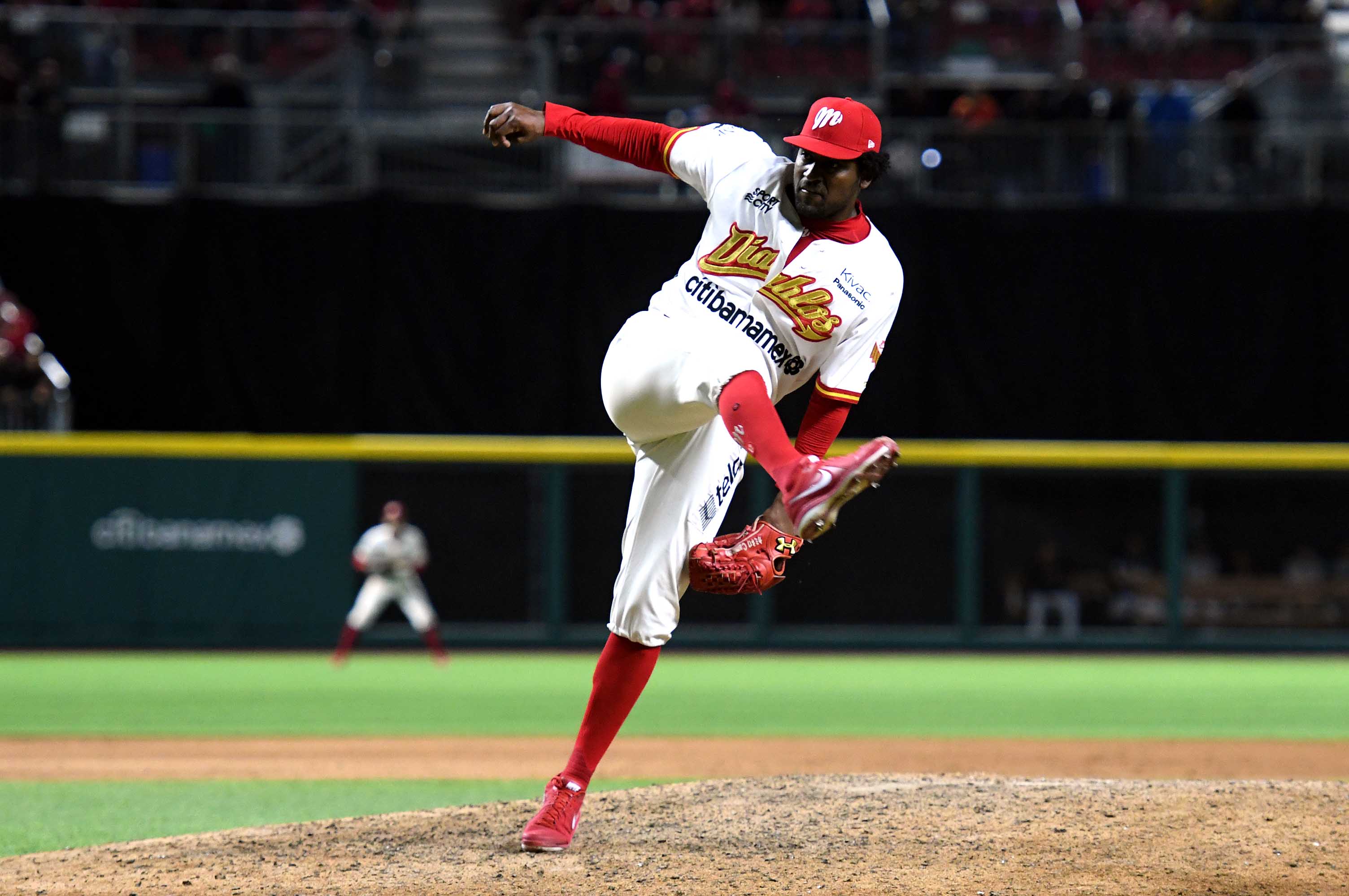 El dominicano Caminero llegó a Diablos a mitad de la temporada 2019 de la LMB. (Foto: Cortesía)