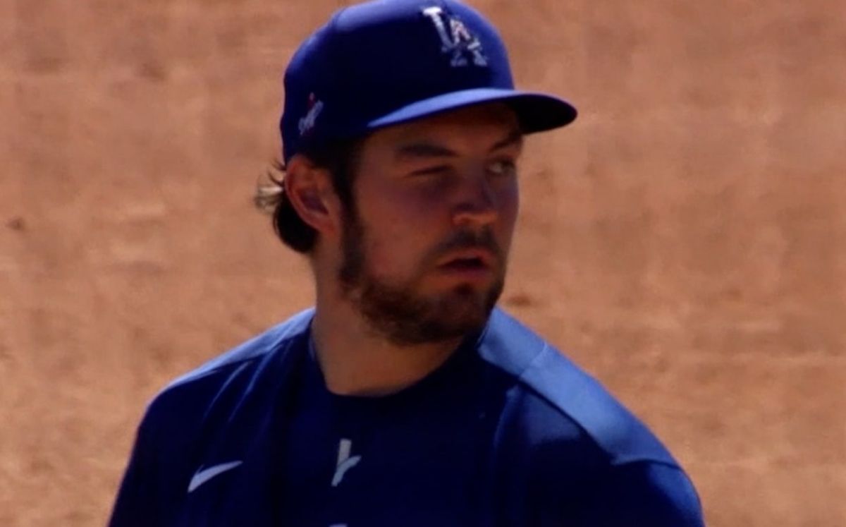 Trevor Bauer hizo su segunda apertura con los Dodgers en el juego vs. Padres. (Foto: MLB.com)