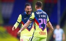 Aguilera le agradeció a Viñas por darle el triunfo al América. Foto: Imago7