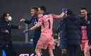 La celebración fue encabezada por Agustín Marchesín. Foto: AFP