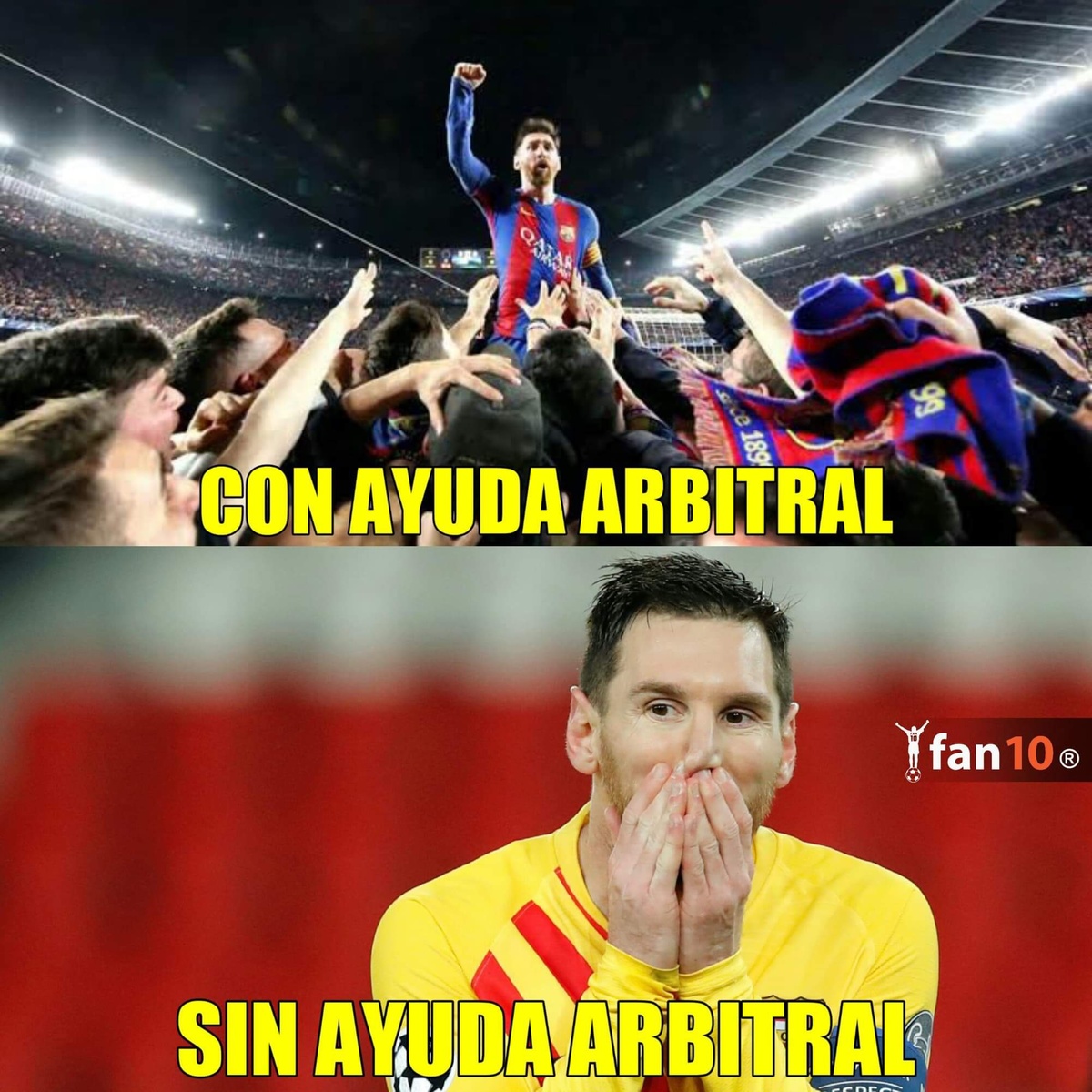 Los memes despiden a Messi y Cristiano de la Champions