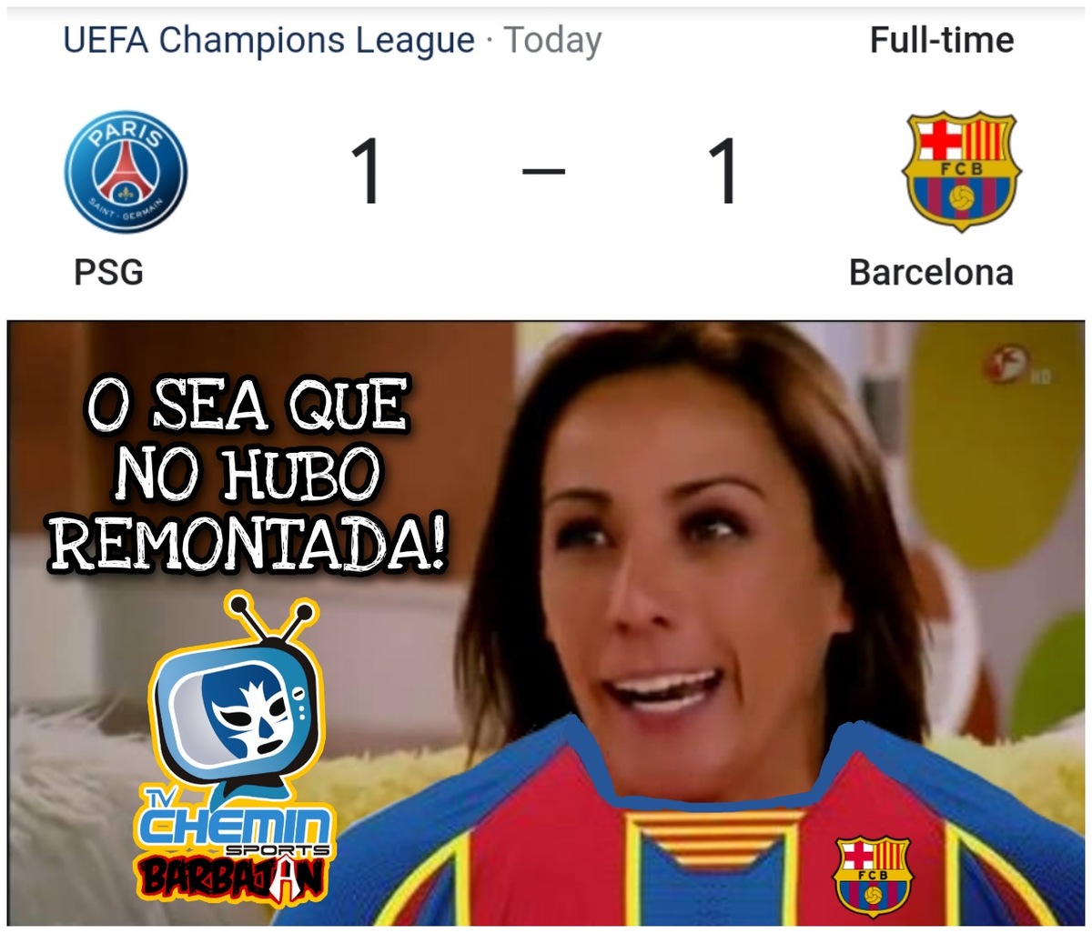 Los memes despiden a Messi y Cristiano de la Champions