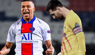 Mbappé sigue vivo y Messi se despidió de la Champions. (AFP | Footy Renders)