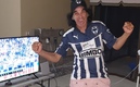 El payasito de la tele mostraba su afición por Rayados. (Foto: @C_Morales86)