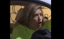 Lady mugrosa en el momento en el que insulta a los presentes.