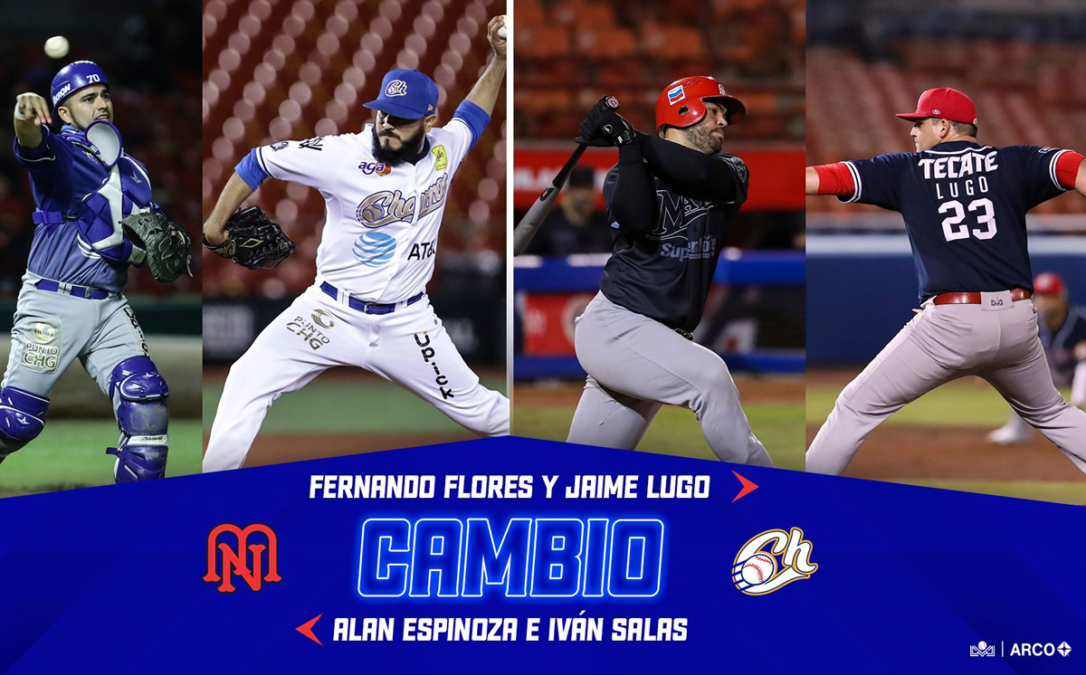 LMP: Charros y Mayos realizaron intercambio de peloteros