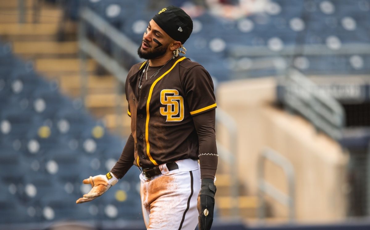 Fernando Tatís Jr. volvió a mostrar su velocidad a pesar de ser un juego de Spring Training. (Foto: @Padres)