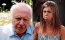 Jennifer Aniston fue superada por David Attenborough. Foto: IG davidattenborough y Screenshoot