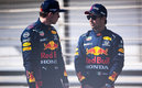 Max y Checo. (RedBull)