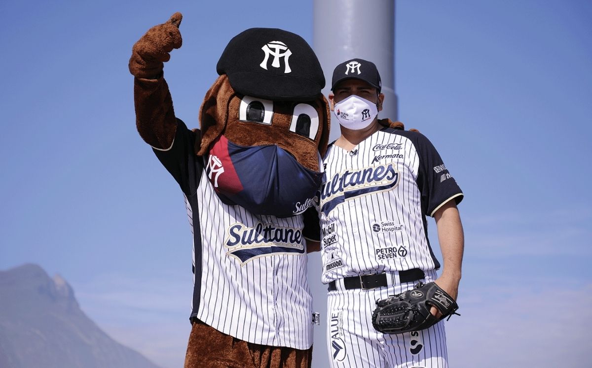 Edgar González fue tomado por Sultanes como 1ra selección en el draft de expansión en la LMP. (Foto: @SultanesOficial)