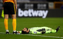 Rui Patricio quedó noqueado tras el golpe. (Foto: AFP)