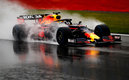 Checo Pérez rodó en su Red Bull. (Foto: @redbullracing)