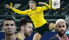 Erling Haaland quebró marcas que ni Cristiano, Messi y Neymar lograron. (AFP | Footy Renders)