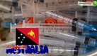 Australia le obsequiará a Papúa Nueva Guinea un millón de vacunas antiCOVID. (AFP)