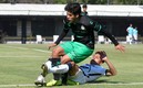El jugador de Santos se encuentra recuperándose de la fractura. FOTO: Imago7.