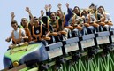 ¿Six Flags sin gritos, de verdad? Foto: AFP