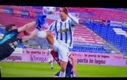 Patada de Cristiano Ronaldo al arquero del Cagliari