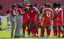 Los haitianos padecieron para completar su escuadra (MEXSPORT)