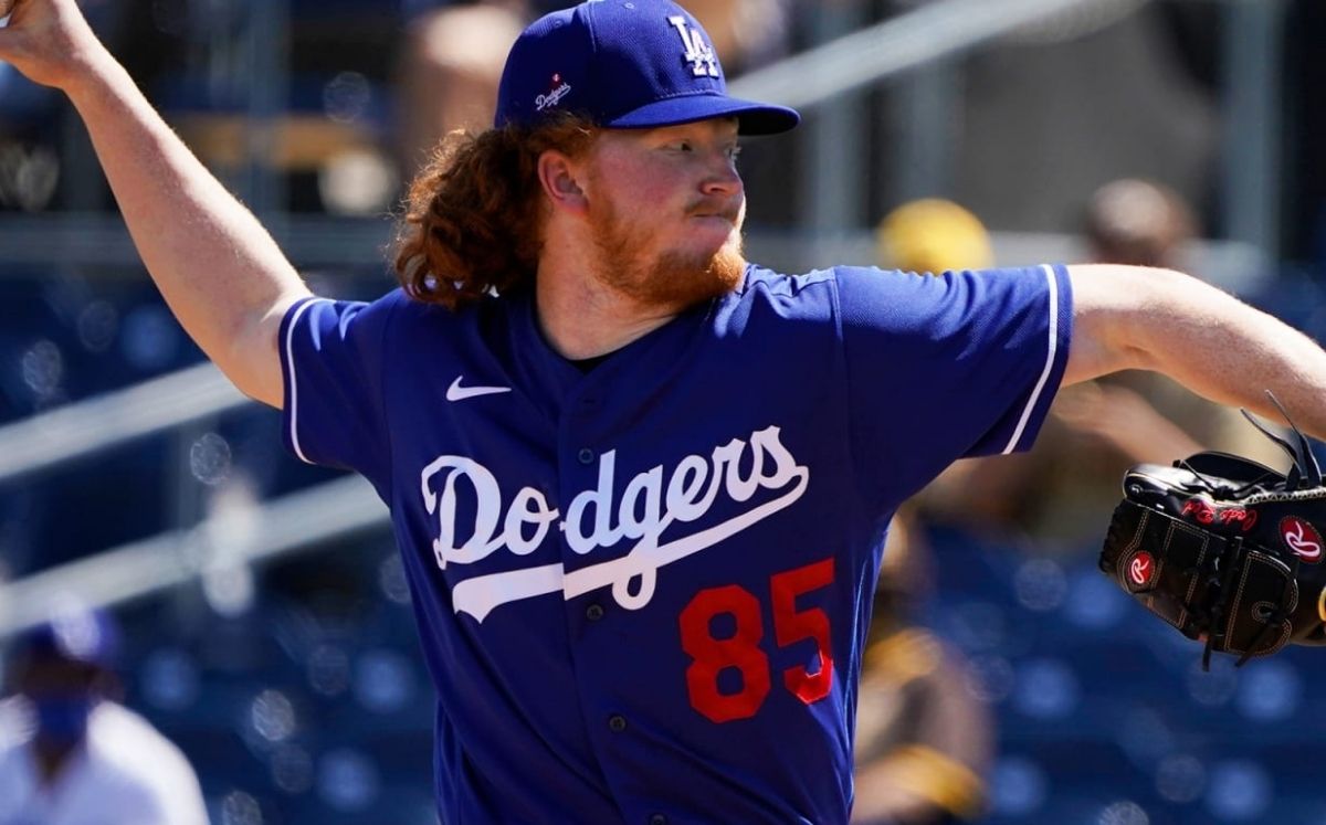 Dustin May pelea un lugar en la rotación de los Dodgers para la temporada de MLB 2021. (Foto: MLB.com)