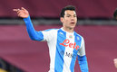 Hirving Lozano reapareció tras un mes lesionado. (Foto: Napoli)