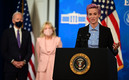 Megan Rapinoe fue oradora de la Cámara de Representantes de Estados Unidos. (FOTO: AFP)