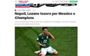 El Corriere Dello Sport tiene muy presente a Lozano en esta Fecha FIFA. Foto: Captura de Pantalla.