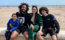 Marcelo se desplazó con toda su familia (Instagram)