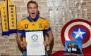 Agustín Alanís presumió que logró un récord Guinness. (Foto: especial)