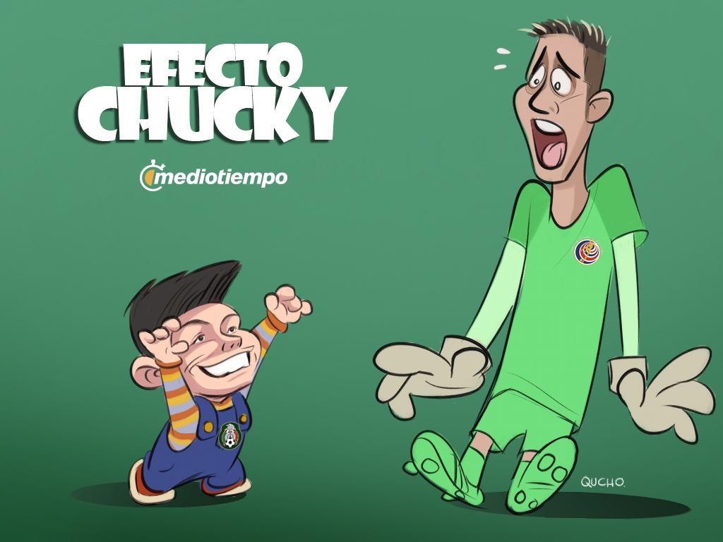 ¡BUUUU! Chucky Lozano asustó a Keylor Navas y México venció a Costa Rica