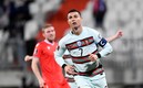 Cristiano Ronaldo festeja su gol ante Luxemburgo. fOTO: AFP.