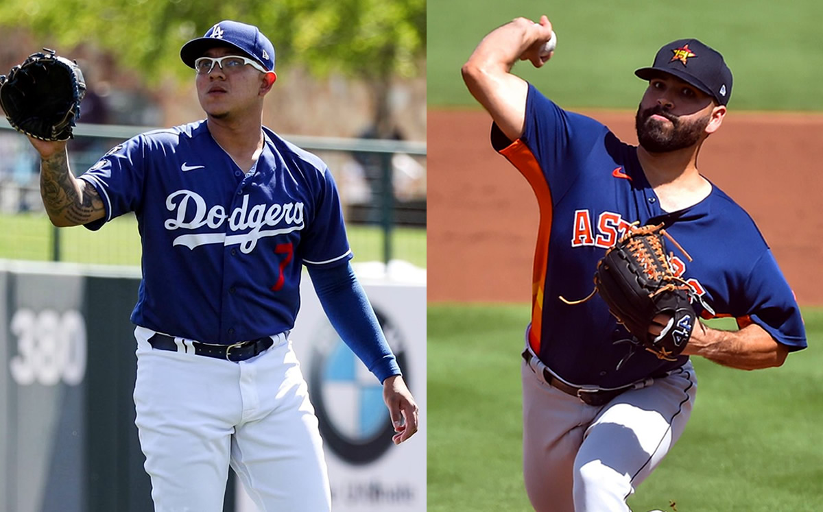 MLB: ¿Qué día abrirán Julio Urías y José Urquidy?