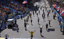 Nunca se había dejado de correr en abril el maratón. (EFE)