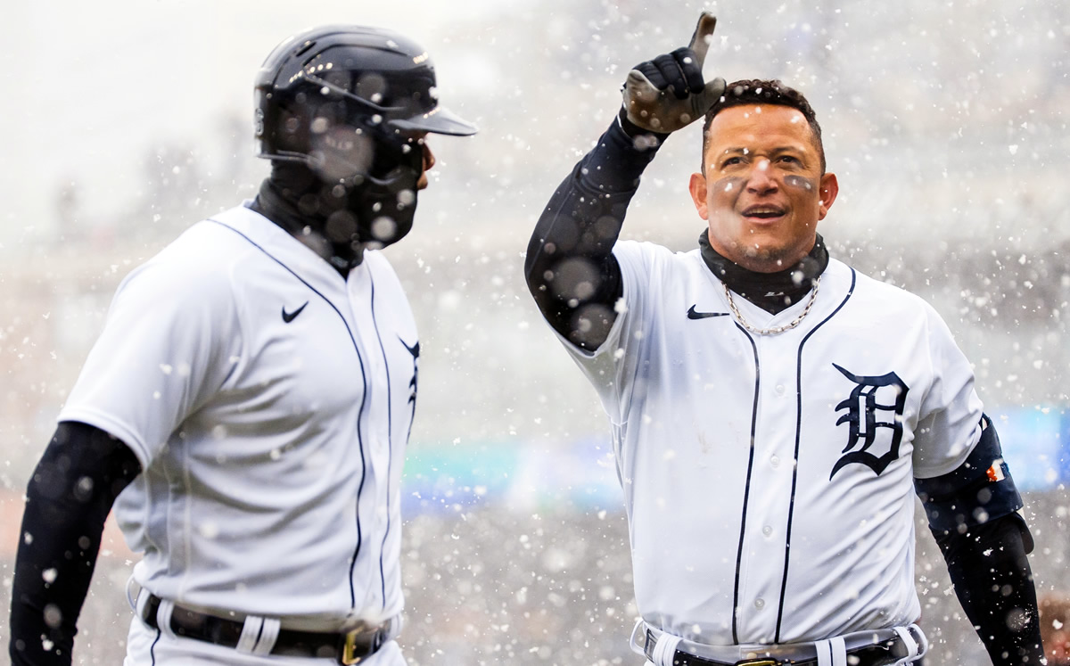 MLB: Miguel Cabrera empieza con HR en una gran nevada [VIDEO]
