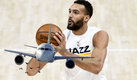Rudy Gobert, una de las estrellas del Utah Jazz en la NBA. (AFP)