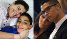 Dolores Aveiro con Cristiano Jr y Cristiano Ronaldo, su nieto e hijo. (IG @DoloresAveiroOfficial)