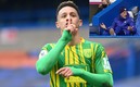Callum Robinson festeja uno de sus dos goles ante el Chelsea. FOTOS: AFP.