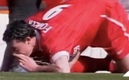 Fowler festejó simulando que inhalaba cocaína. (Foto: captura de pantalla YouTube 'Esto es Premier')