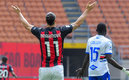 Ibra en acción. (AFP)