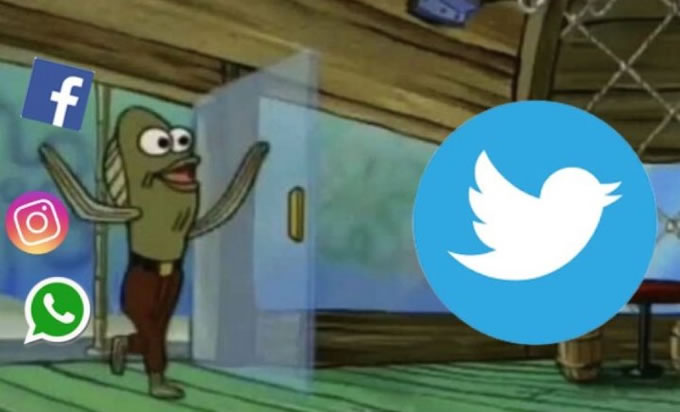 Memes de la caída de Facebook e Instagram; Twitter domina el mundo