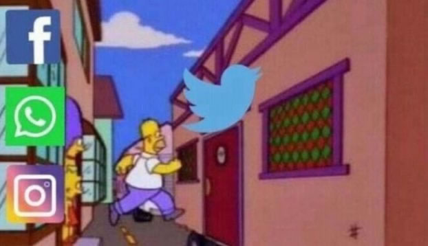 Memes de la caída de Facebook e Instagram; Twitter domina el mundo
