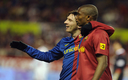 Lionel Messi y Samuel Eto'o (AFP)